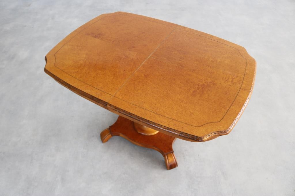 vintage verstelbare eettafel | tafel | jaren 50 | Zweeds, Gebruikt, ., ., Rechthoekig