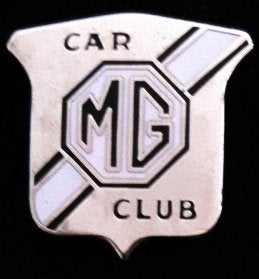 M.G. Car Club-zilverkleur, Verzenden, Nieuw, Transport, Speldje of Pin