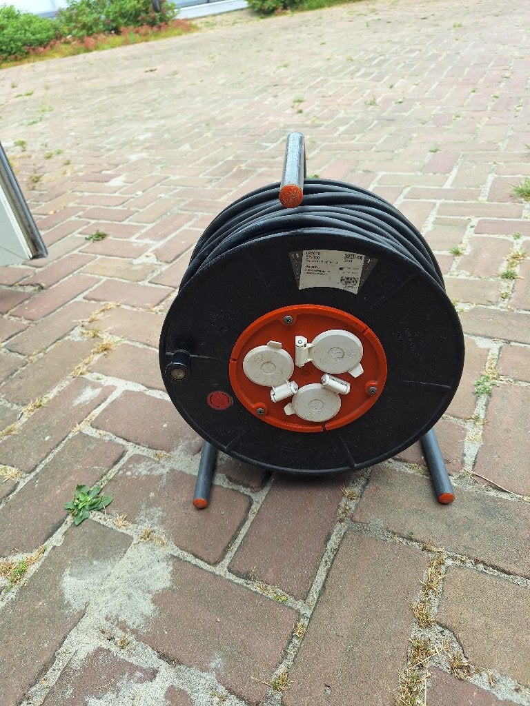 Elektra haspel, Ophalen, Zo goed als nieuw, Kabel of Snoer