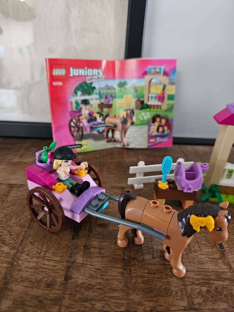 Lego Juniors Friends Mia's Paardenkar 10726, Compleet, Lego, Friends, Ophalen of Verzenden