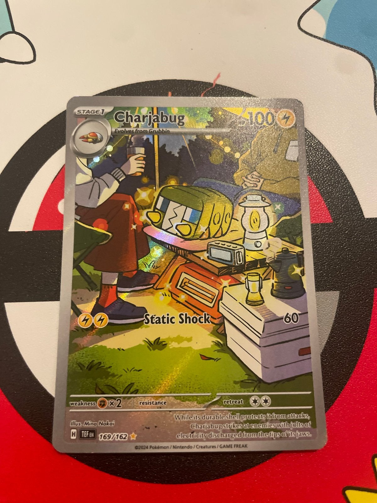 Pokémon kaarten + Map, Ophalen, Zo goed als nieuw, Losse kaart, Foil