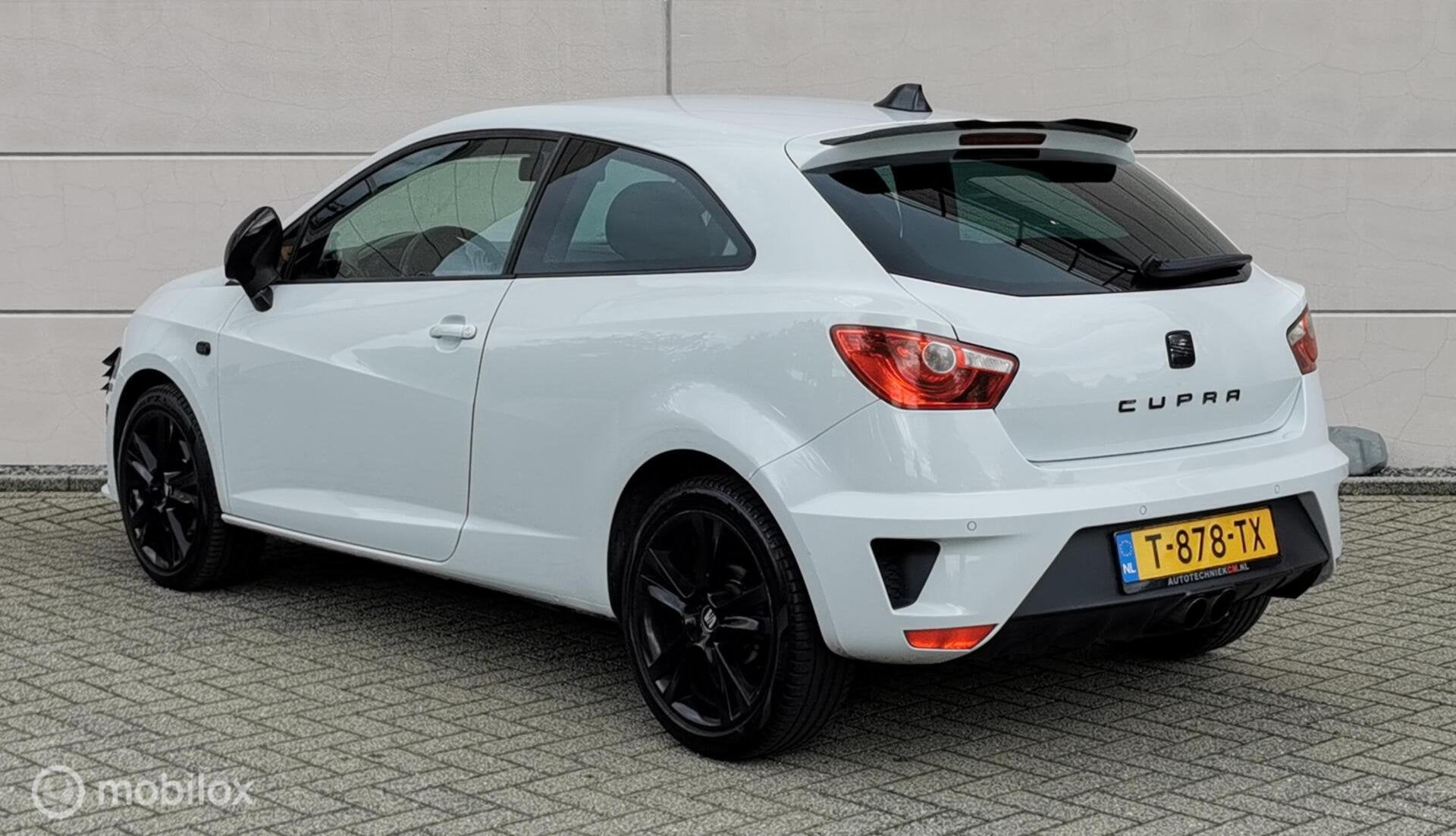 SEAT IBIZA SC 1.4 TSI CUPRA BOCANEGRA 180PK/DSG/PDC/CRUISE/, Auto's, Stof, Zwart, 4 cilinders, 179 pk