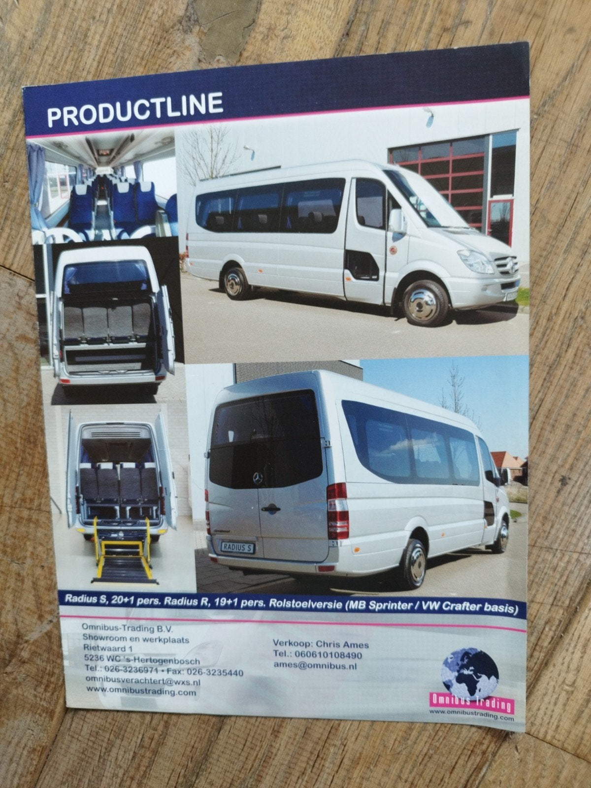 Mercedes radius S en R Brochure 1985, Mercedes, Ophalen of Verzenden, Omibus trading, Zo goed als nieuw