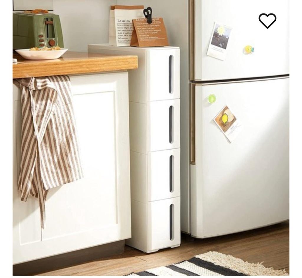 Kunstof opberg kastje badkamer, keuken, Ophalen of Verzenden, Nieuw