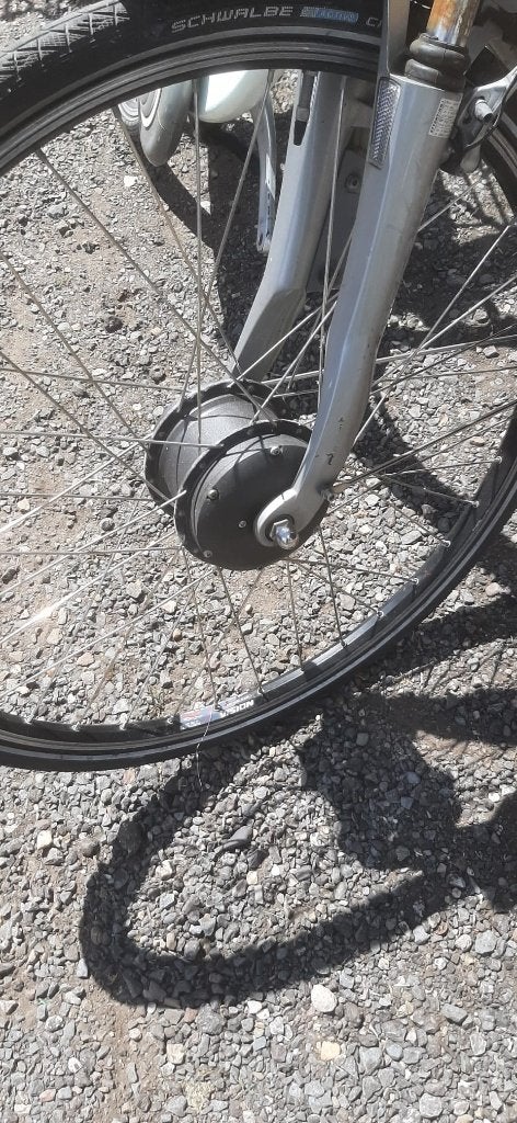 Gazelle Innergy XT voorwielmotor, Fietsen en Brommers, Fietsonderdelen, Gebruikt, Wiel, Aluminium, Elektrische fiets, Ophalen of Verzenden