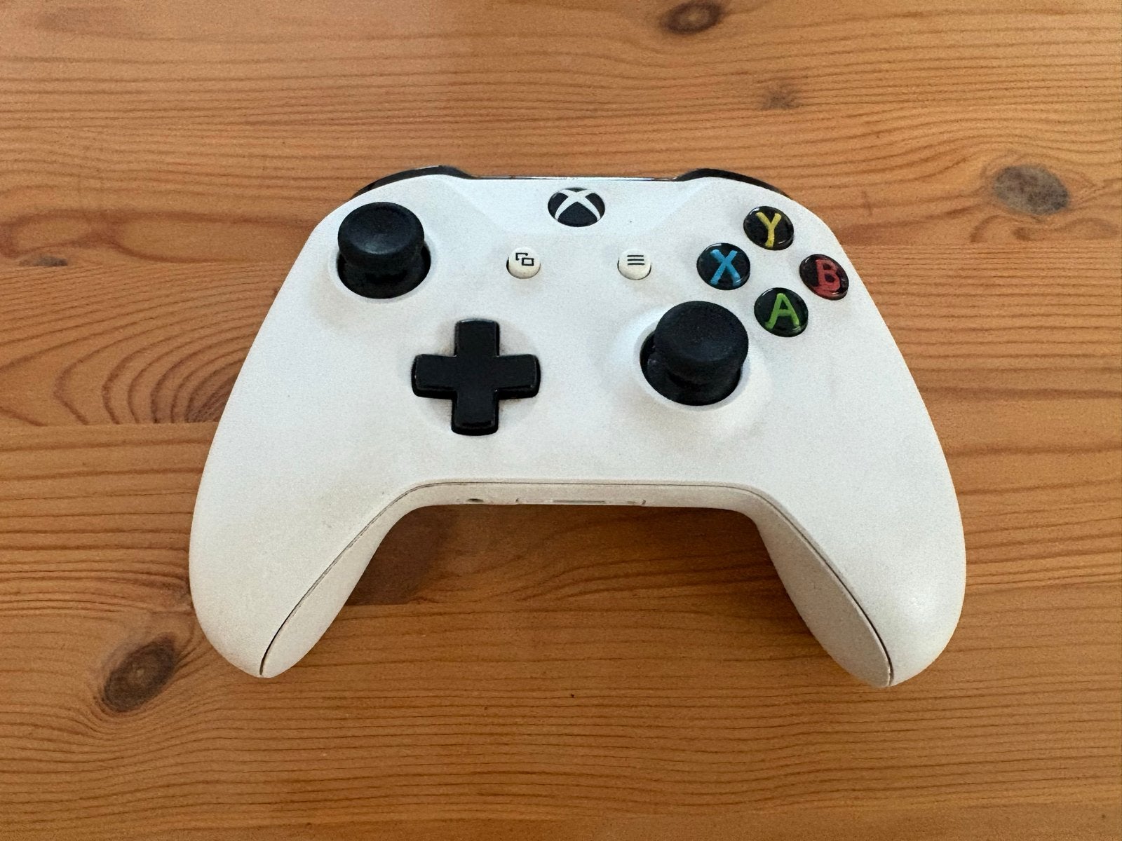 Witte Xbox Controller - Draadloos, Gebruikt, Ophalen of Verzenden, Xbox One, Controller