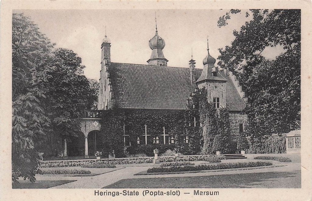 703-348-035 Litate Heringa-State (Popta-Slot) Marsum, Verzenden, Voor 1920, Friesland