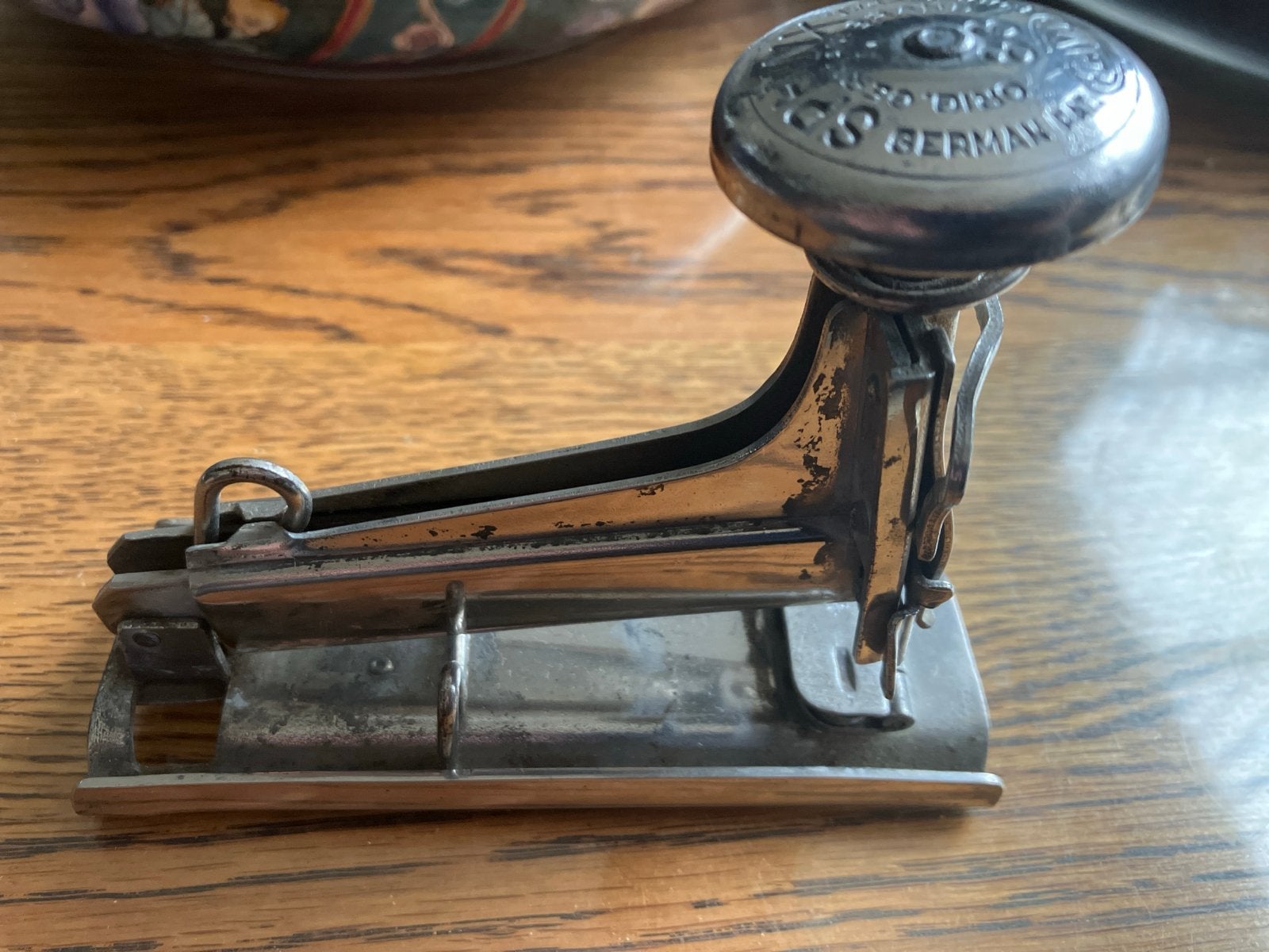 Antieke Sphinx 83 nietmachine - Duits patent, Ophalen of Verzenden
