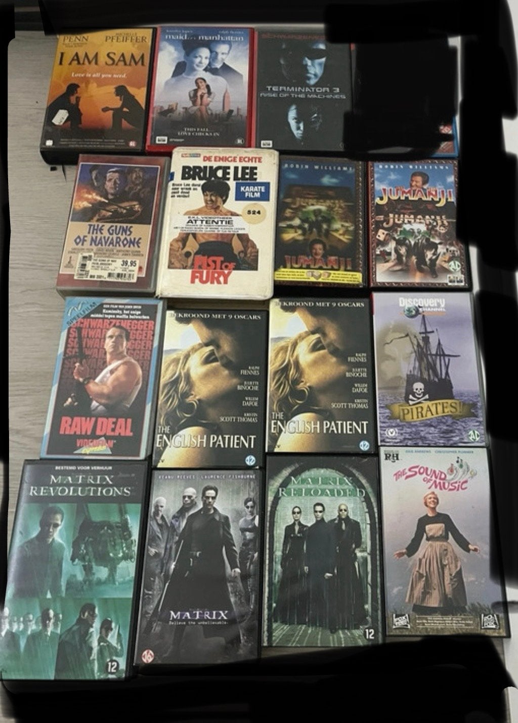 Grote collectie VHS en DVD films, Ophalen, Gebruikt, Ex-rental, Overige genres