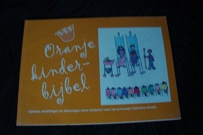 ORANJE KINDERBIJBEL Bijbelse vertellingen en tekeningen, Boeken, Ophalen of Verzenden, Zo goed als nieuw
