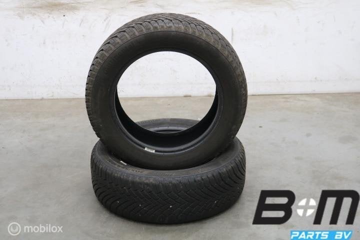 2 x 2055516 91H Conti WinterContact TS860 7mm 205 55 16, Gebruikt, 16 inch, Band(en), Personenwagen