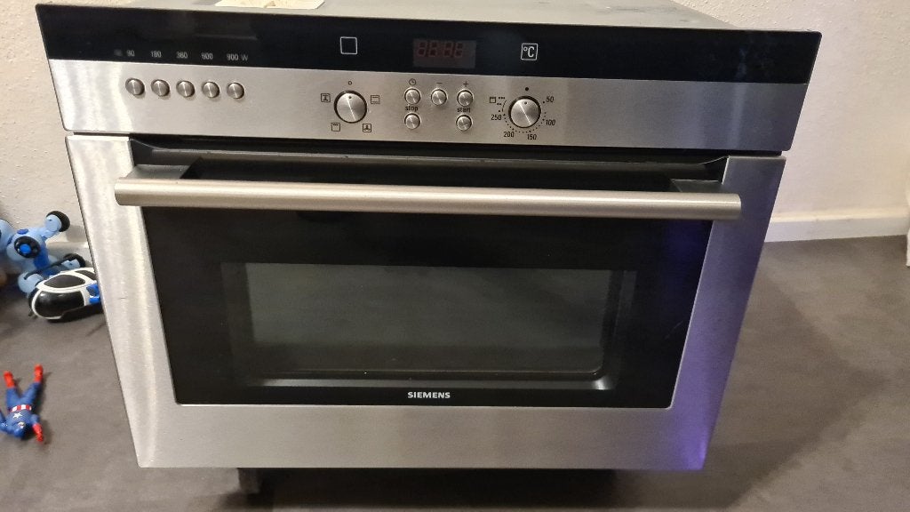 Siemens combi inbouw oven magnetron functie typenr HB84K550N, Witgoed en Apparatuur, Ophalen, Gebruikt, Siemens, Oven met grill