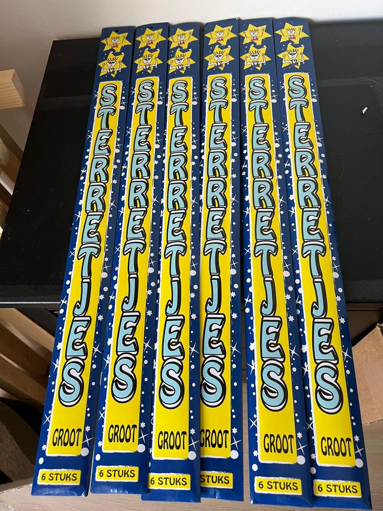 33 x grote sterretjes, Hobby en Vrije tijd, Feestartikelen, Ophalen of Verzenden, Nieuw, Versiering, Geboorte of Huwelijk