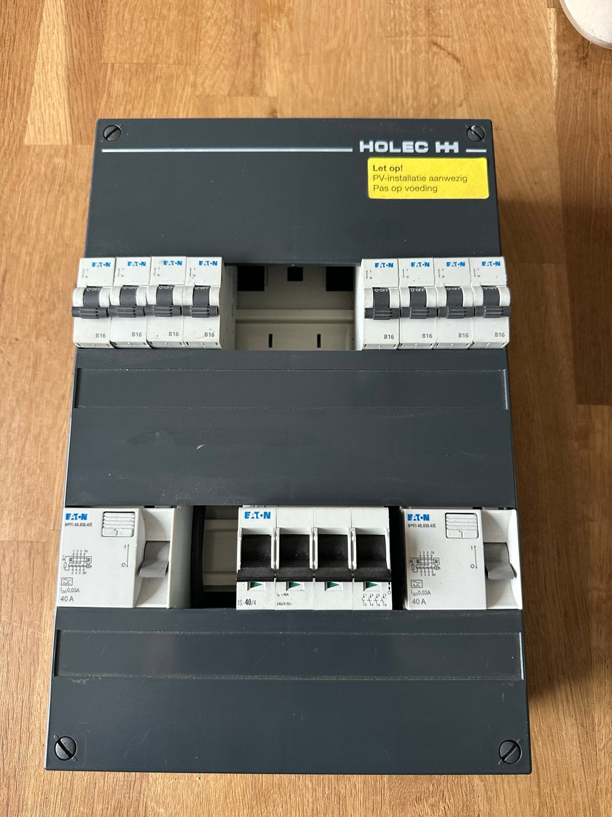 Holec Eaton 3-fase groepen kast - Gebruikt, Ophalen of Verzenden, Gebruikt, Eaton, Groepenkast