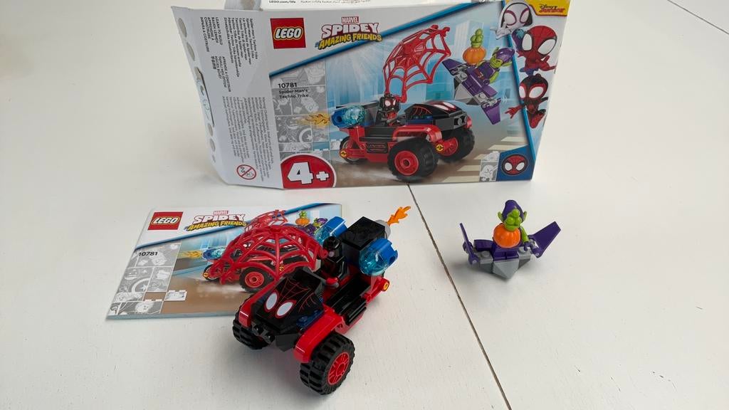 Lego marvel spidy amazing friends 10781 compleet 4+, Ophalen of Verzenden, Zo goed als nieuw