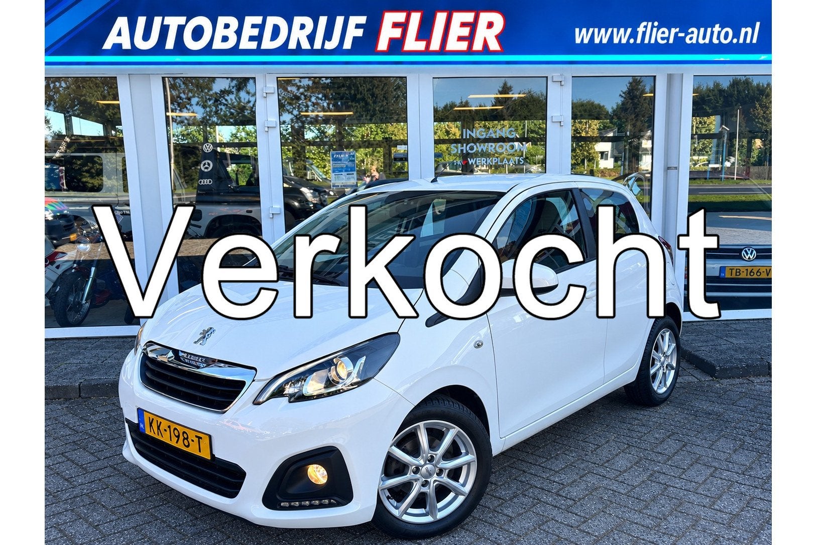 Peugeot 108 1.0 70PK e-VTi Active Pack Premium ---VERKOCHT--, Auto's, Voorwielaandrijving, Stof, Gebruikt, 4 stoelen