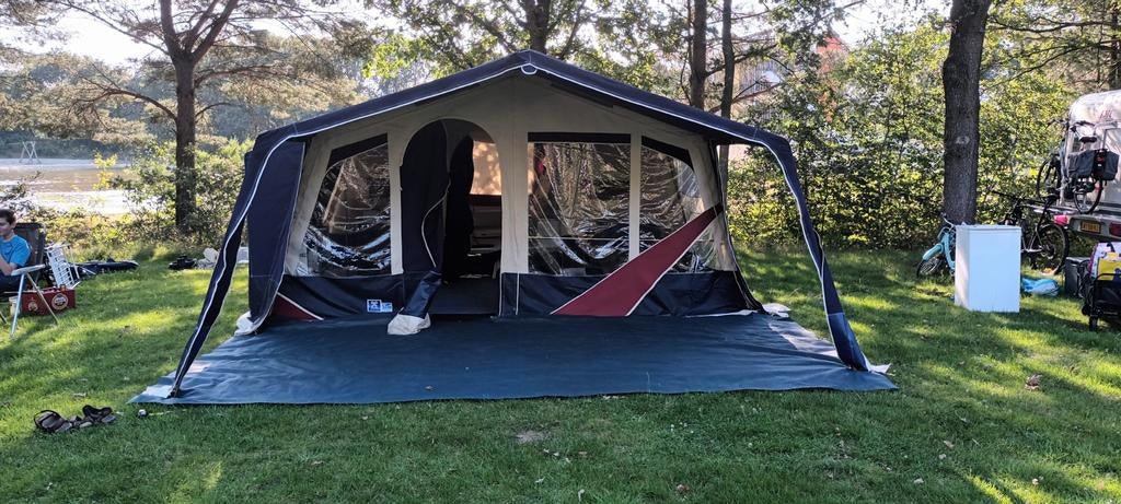 Jamet Arizona vouwwagen - 6 persoons met fietsendrager, Caravans en Kamperen, Ophalen, Tot en met 6