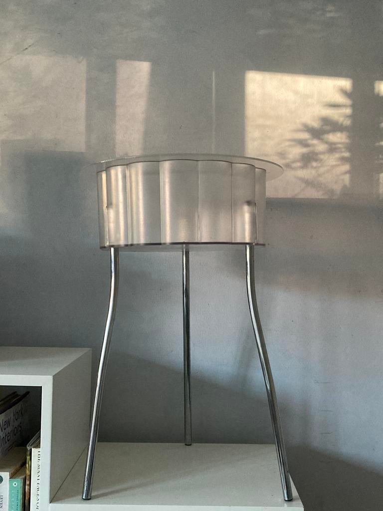 HATTEN , vintage IKEA bijzettafeltje ontwerp Ehlén Johansson, Rond, Zo goed als nieuw, Vintage Ikea, design, bijzettafeltje + dienblad
