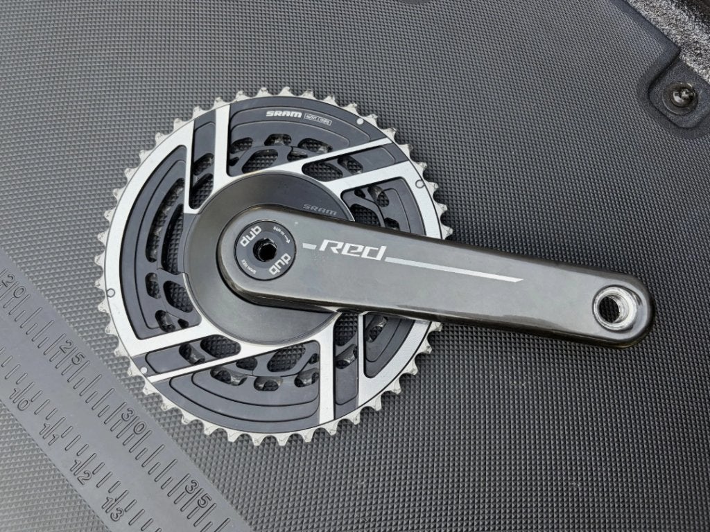 SRAM RED E1 2x DUB 12-Speed Crankset 46/33 165cm, Fietsen en Brommers, Fietsonderdelen, Ophalen of Verzenden, Zo goed als nieuw