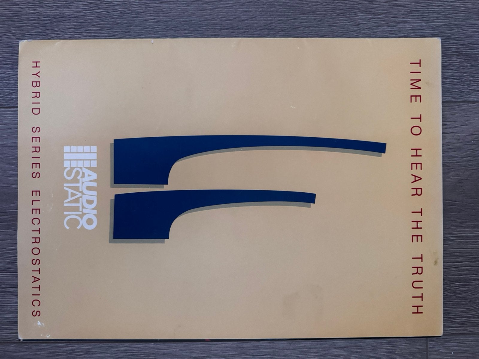 Complete set Audiostatic brochures (ESH 50, ESH 100, ES50, E, Ophalen of Verzenden, Zo goed als nieuw, Folder