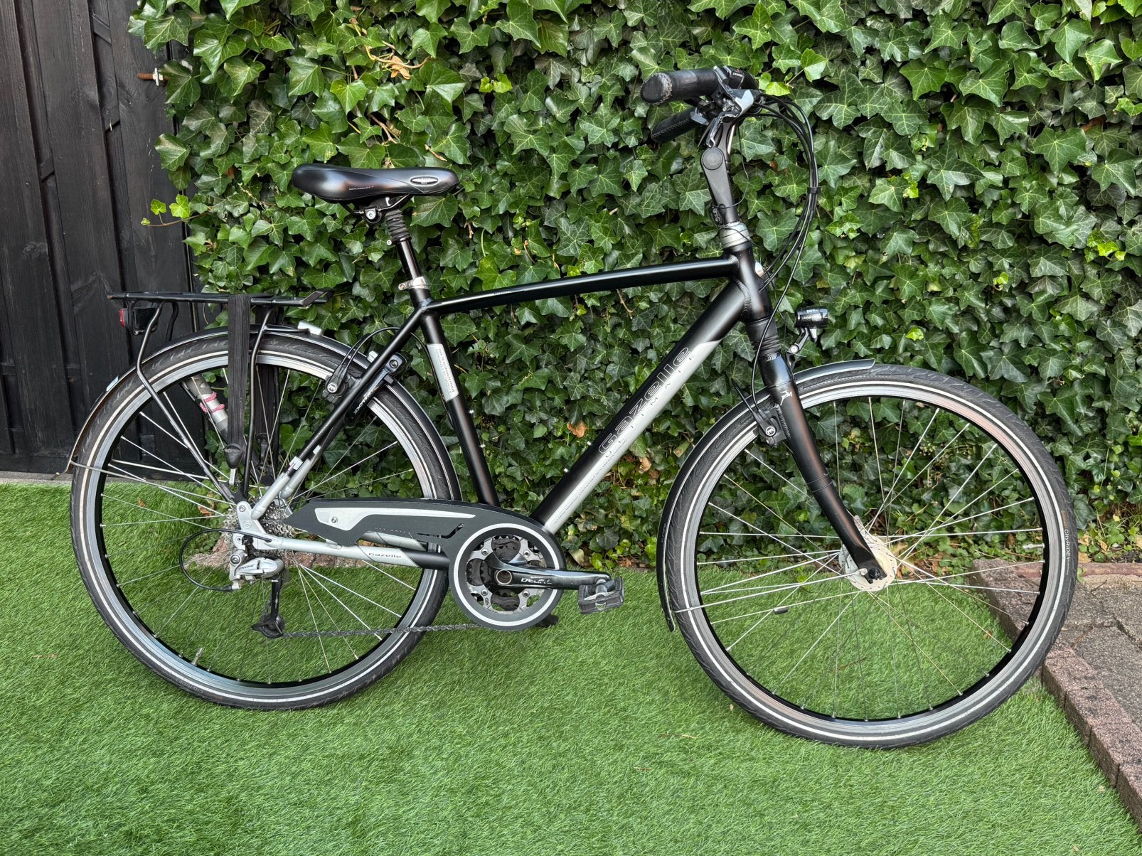 Gazelle Ultimate T27 Herenfiets, Ophalen, 28 inch, Vering, Velgrem