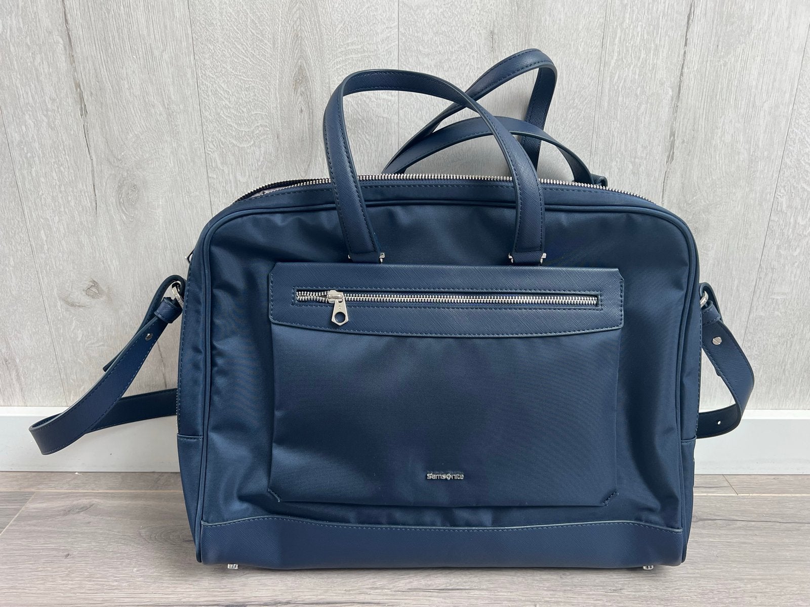 Samsonite Zalia 2.0 Laptoptas, Verzenden, Aktetas, Zo goed als nieuw, Blauw