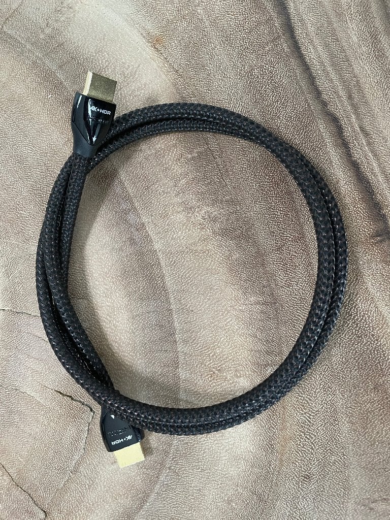 AudioQuest Chocolate HDMI kabel - 1 meter, Audio, Tv en Foto, Audiokabels en Televisiekabels, Ophalen of Verzenden, Zo goed als nieuw