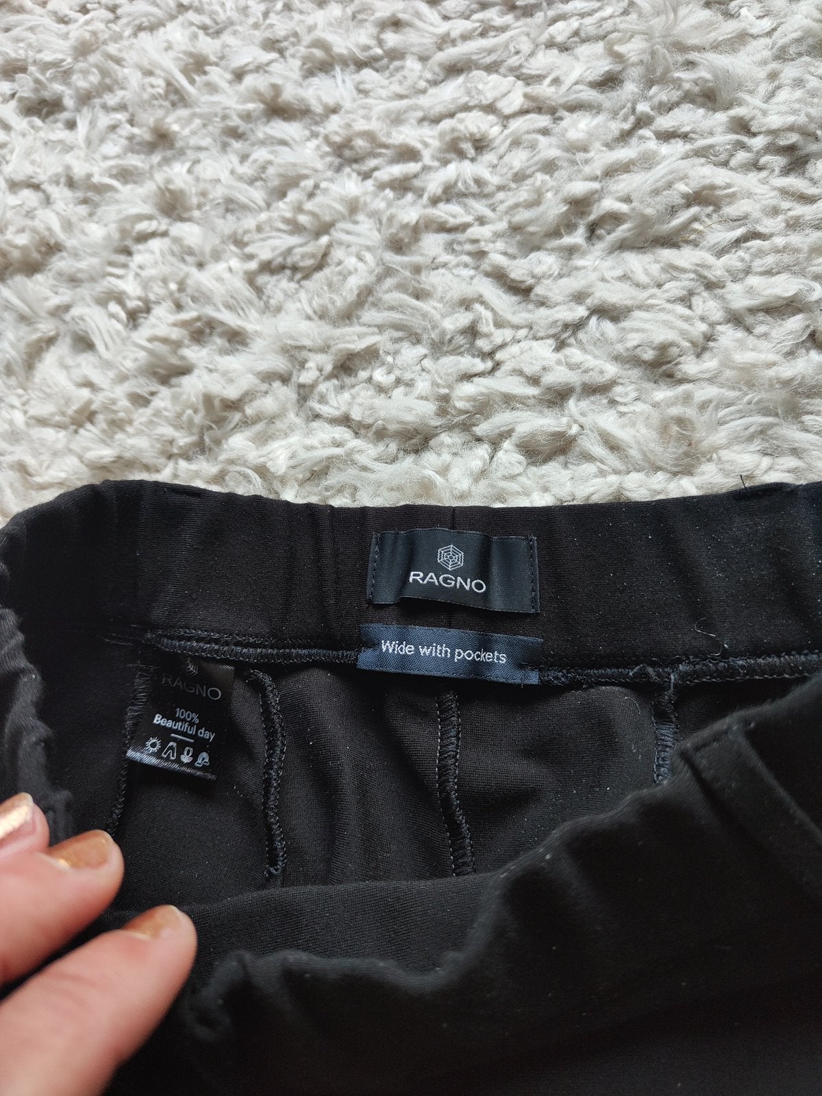 Ragno broek XS/S, Zwart, Ophalen of Verzenden, Zo goed als nieuw, Maat 34 (XS) of kleiner