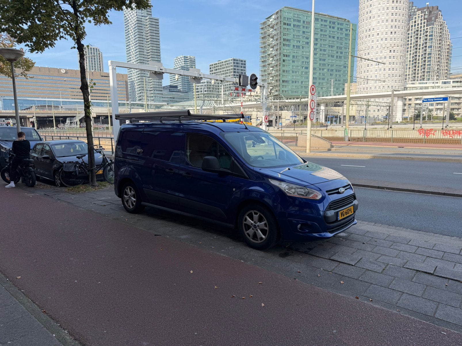 Ford Transit Connect 1.6 Tdci 70KW 2013, Auto's, Voorwielaandrijving, Euro 5, Zwart, Origineel Nederlands