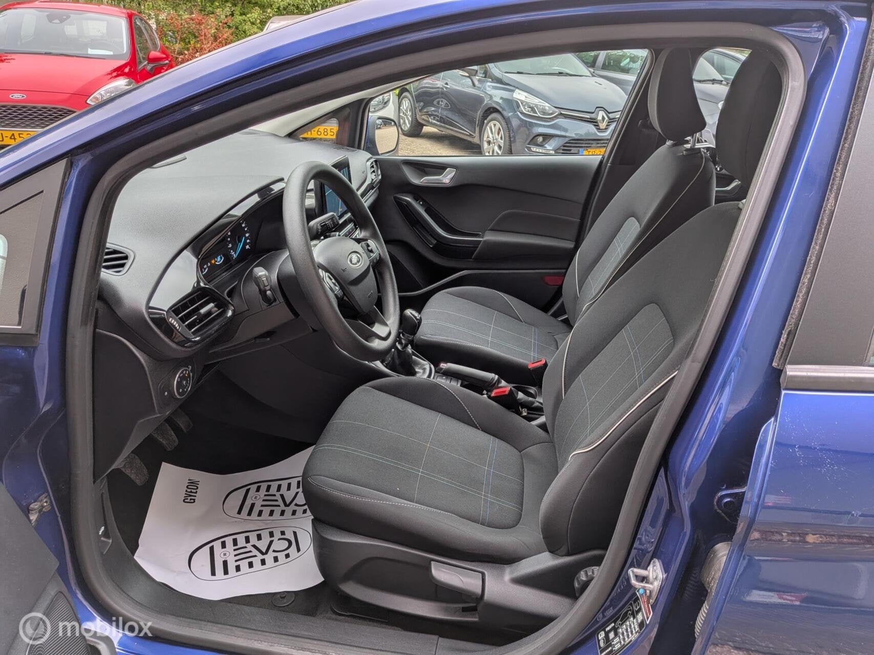 Ford Fiesta 1.1 CRUISE|CARPLAY|1E.EIG|DEAL.ONH, Auto's, Voorwielaandrijving, Blauw, 23 km/l, Origineel Nederlands