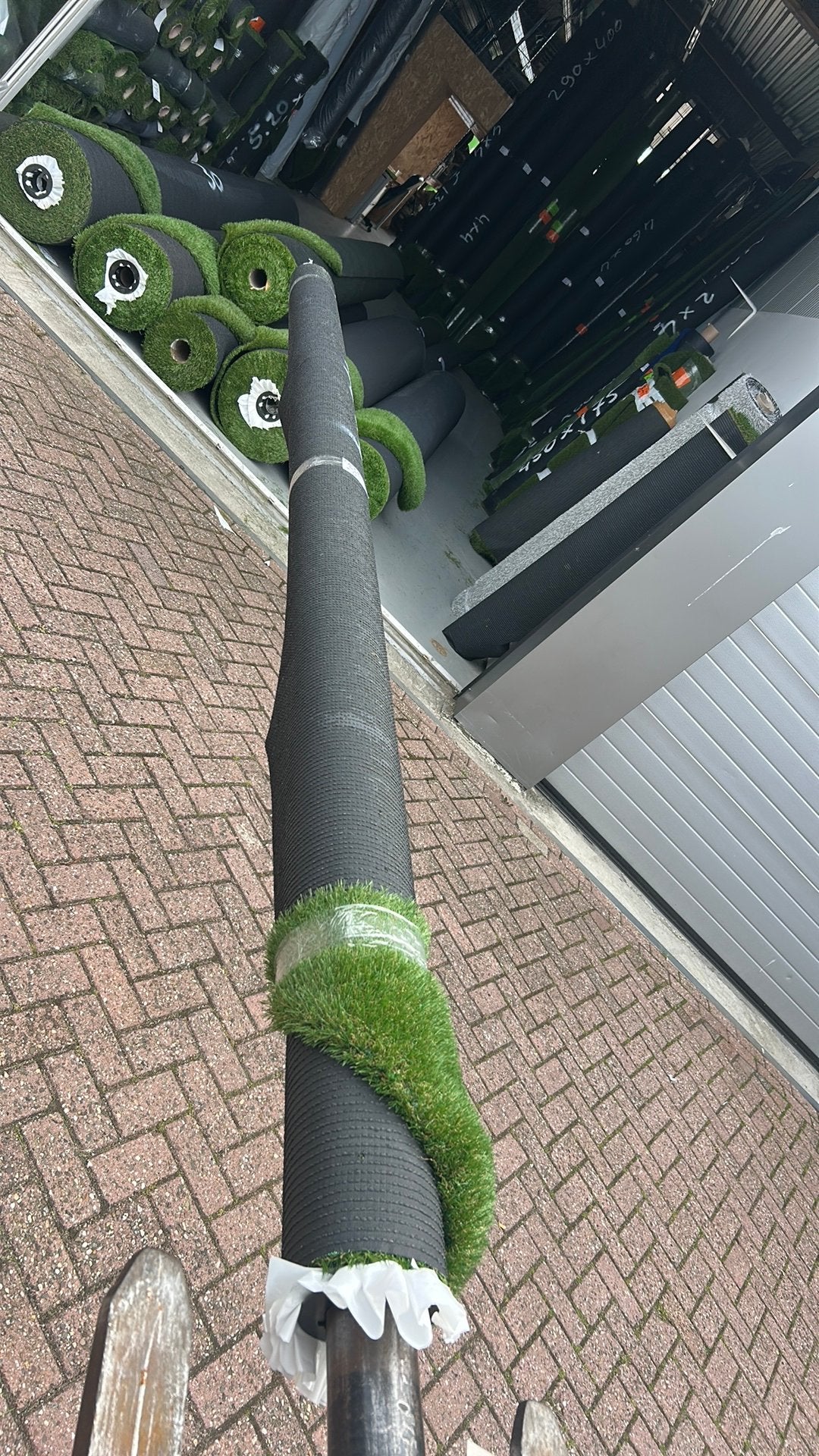 Kunstgras 1,70x4 30mm, Tuin en Terras, Gras en Kunstgras, Ophalen, Zo goed als nieuw, 20 m² of meer