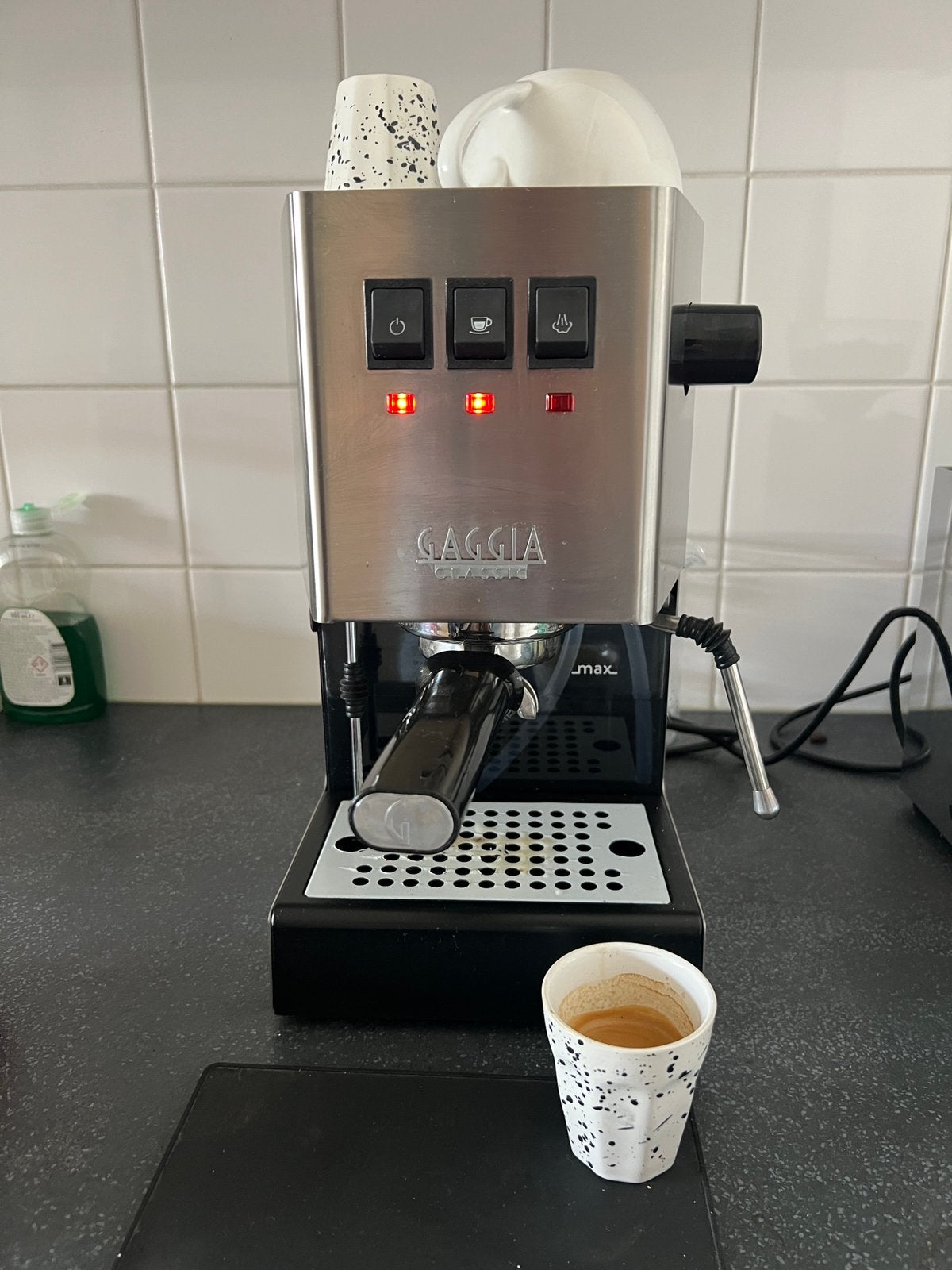 Gaggia classic evo pro 2024, Witgoed en Apparatuur, Koffiezetapparaten, Zo goed als nieuw, Gemalen koffie, Espresso apparaat, 1 kopje