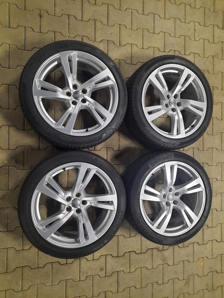 MOOIE 20 inch velgen OEM AUDI A7 S7 A6 C7 C8 S6 ZOMERSETJE, Auto-onderdelen, Banden en Velgen, Gebruikt, 255 mm, Banden en Velgen