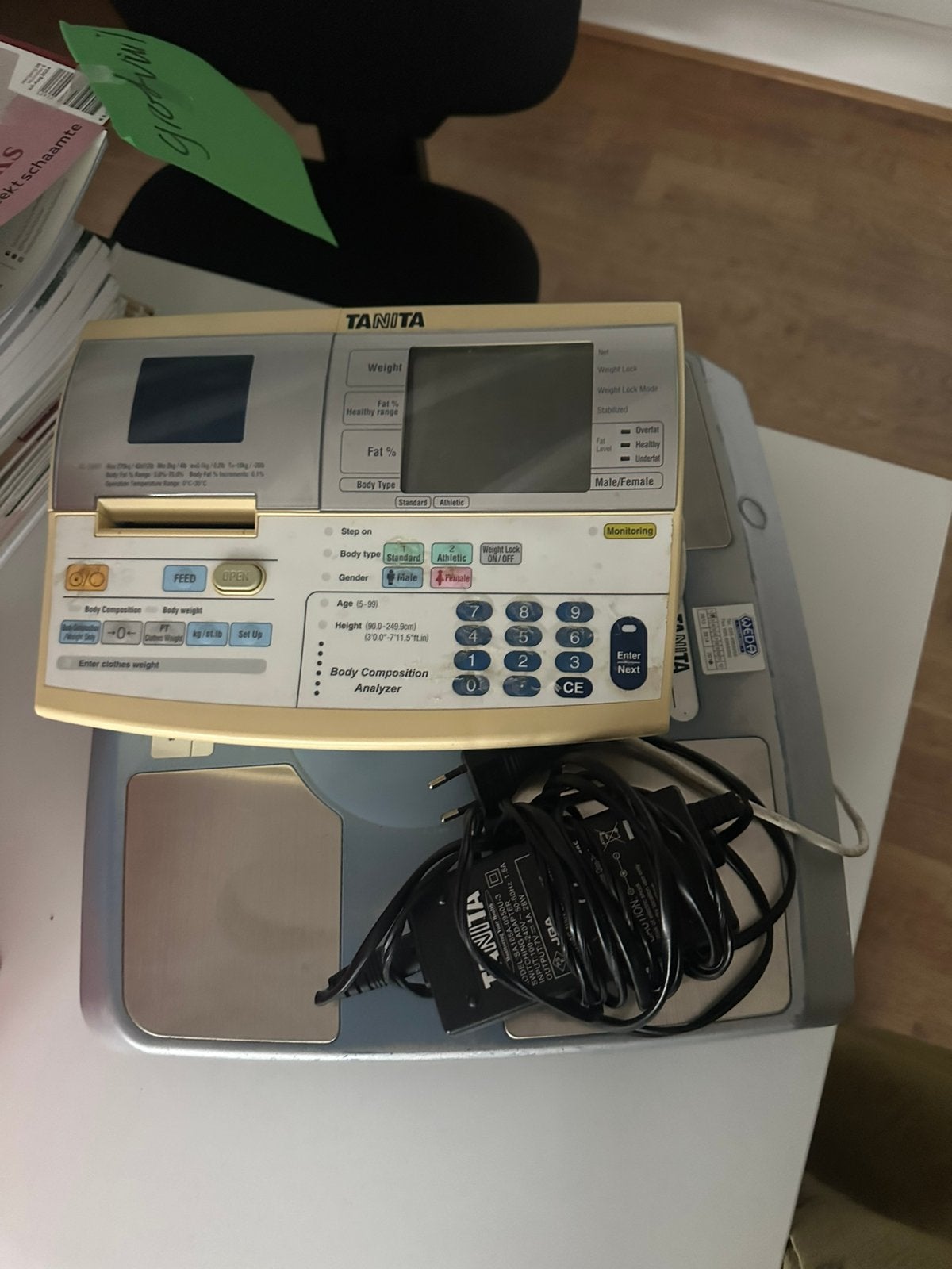 Tanita body compostion Analyzer. Gaat niet aan!!?, Ophalen, Zo goed als nieuw, Overige typen