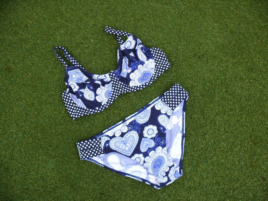Bonprix bikini maat M 75 D als nieuw, Bonprix, Blauw, Ophalen of Verzenden, Zo goed als nieuw