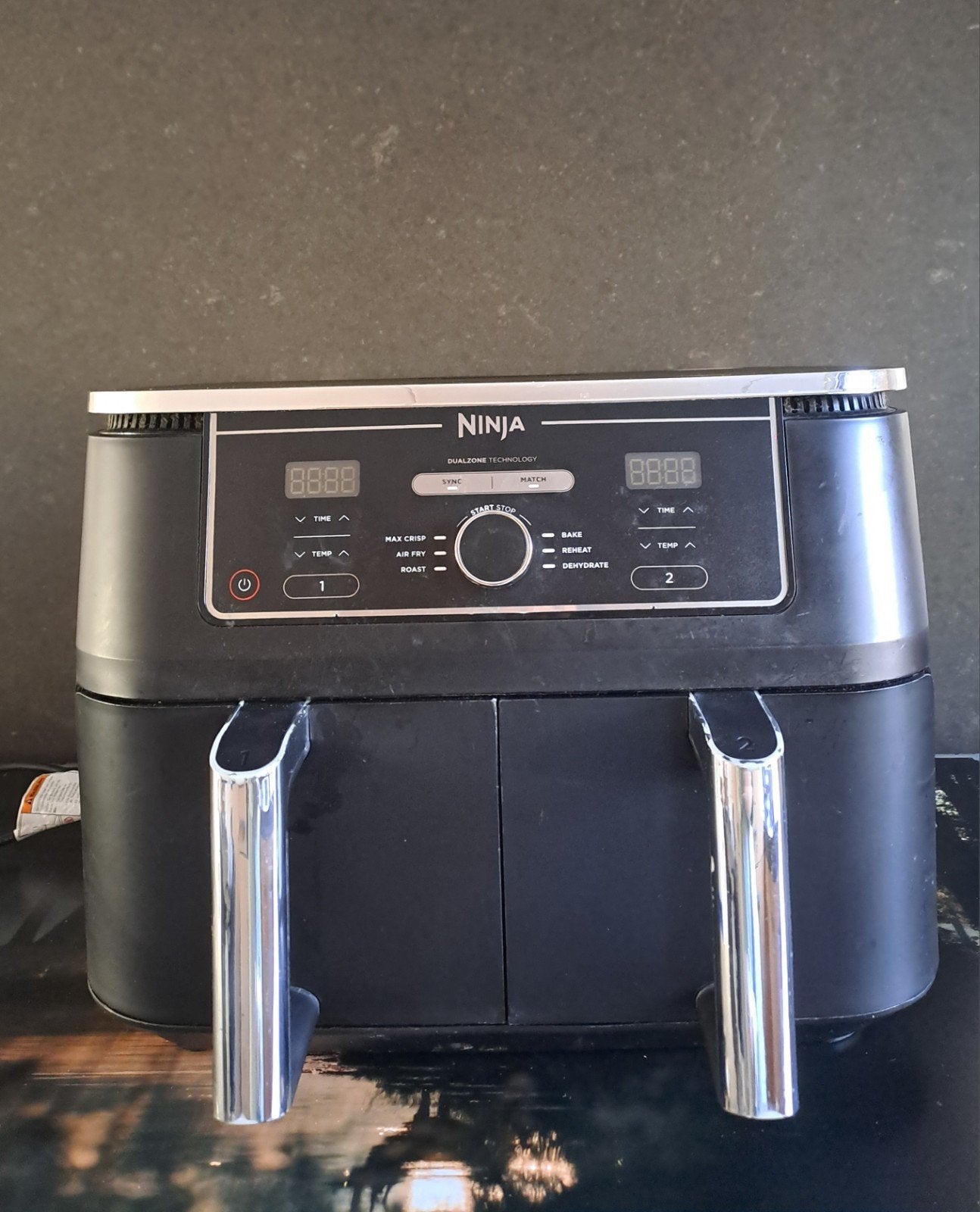 Ninja Foodi Dual Zone Airfryer, Ophalen, Gebruikt, Airfryer, 1500 gram of meer