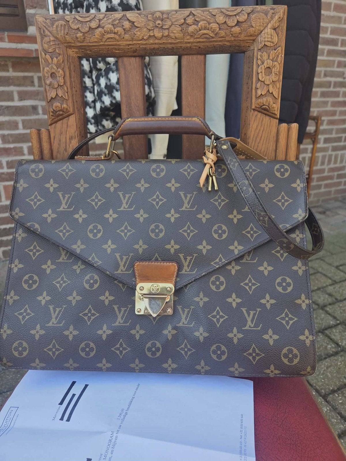 Louis vuitton tas, Ophalen of Verzenden, Zo goed als nieuw, Leer, Overige merken