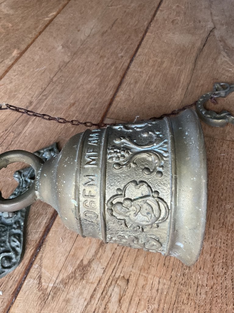 Zware bel brons messing, Ophalen, Koper