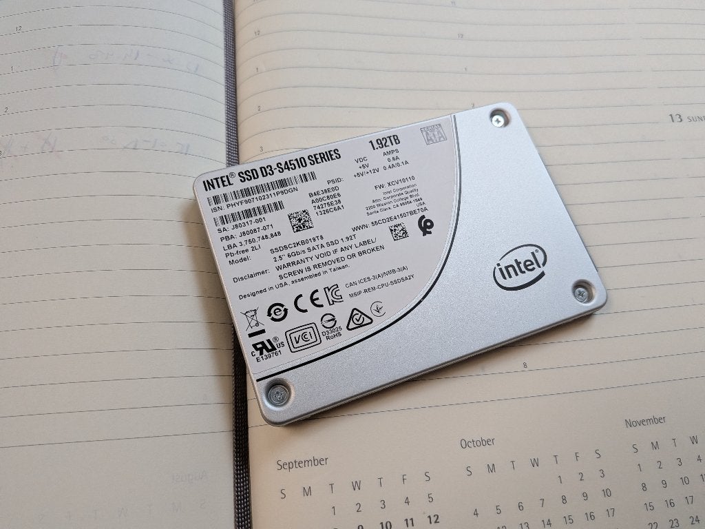 Intel D3-S4510 1.92TB Enterprise SSD – 100% Health, Computers en Software, Harde schijven, Intern, Gebruikt, Intel, Ophalen of Verzenden