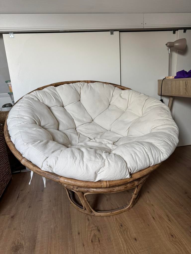 Papasan stoel, Tuin en Terras, Ophalen, Zo goed als nieuw, Stoel