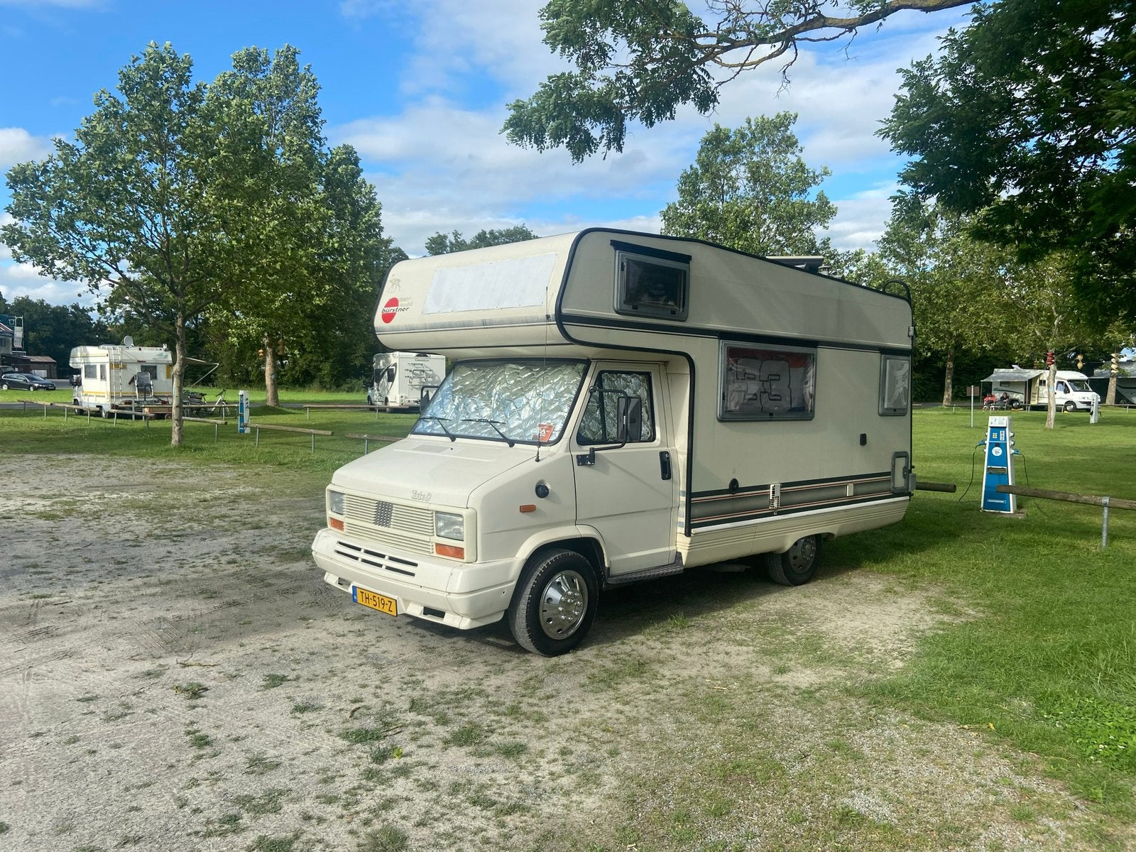 Fiat Ducato Bürstner 1991, Caravans en Kamperen, Campers, Standaard zit, Alkoof, Ringverwarming, Fiat