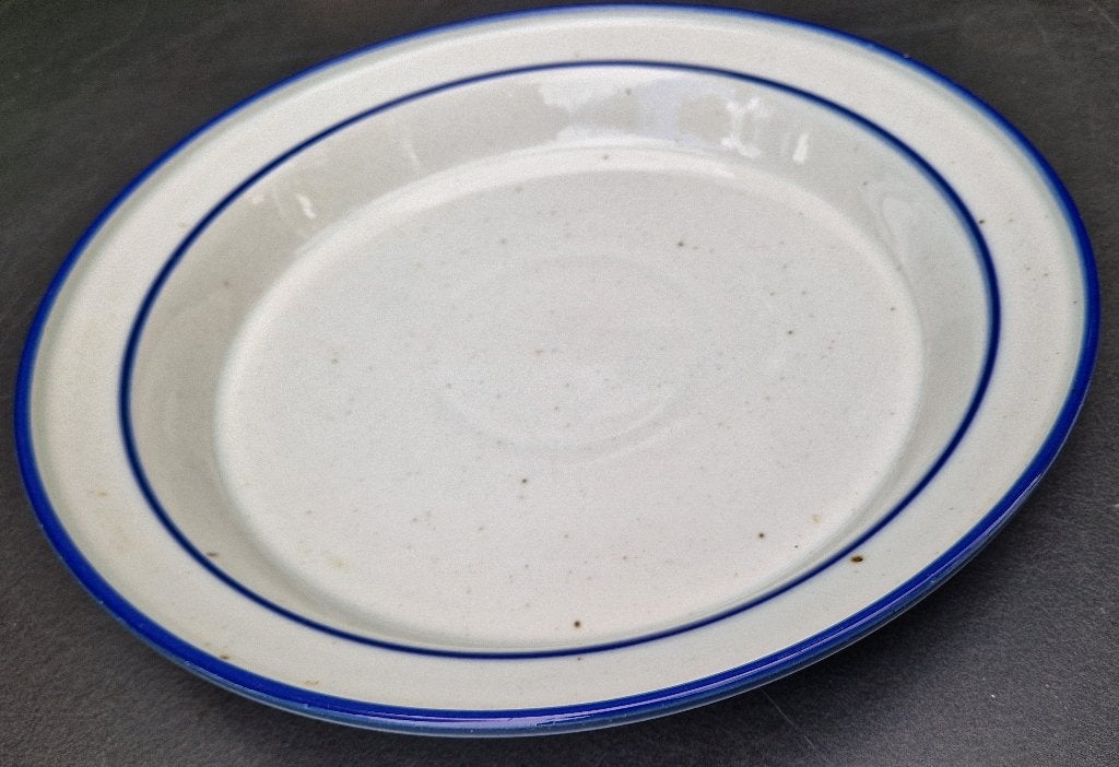 Large charger Scandinavian design DANSK DESIGNS Denmark, Handgemaakt, Steen/keramiek, 6 cm, Bord