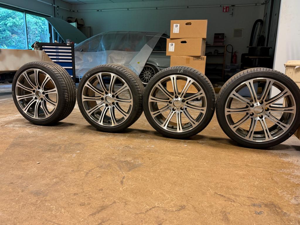 18 inch M-sport velgen ET34 voor BMW E46, Auto-onderdelen, Banden en Velgen, Banden en Velgen, Zomerbanden, 18 inch, 225 mm, Gebruikt