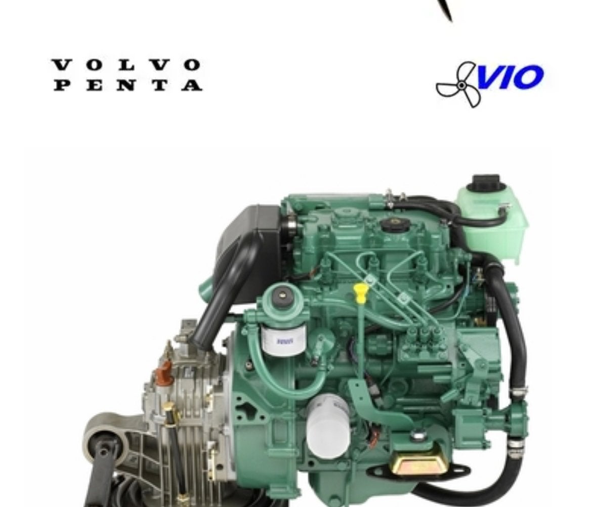 Volvo Penta D1-30 (2008) - 2200 uur, saildrive defect, Ophalen, 10 tot 30 pk, Gebruikt, Binnenboordmotor
