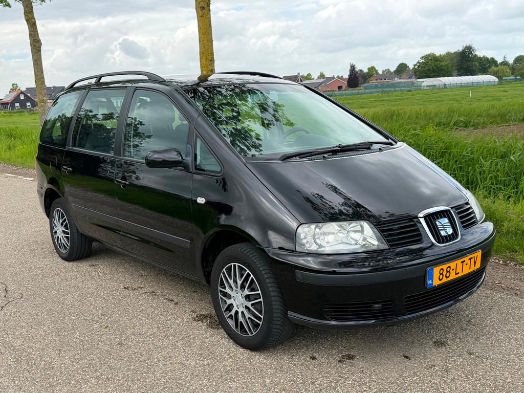 Seat Alhambra 2.0 Stella 7 Persoons APK 06-2026 Airco NAP, Voorwielaandrijving, Zwart, 4 cilinders, 1553 kg