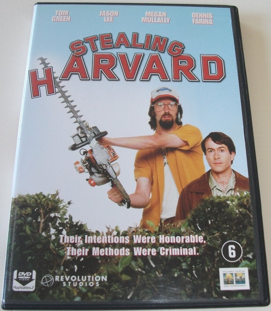 Dvd *** STEALING HARVARD *** Their methods were criminal, Vanaf 6 jaar, Ophalen of Verzenden, Zo goed als nieuw, Overige genres