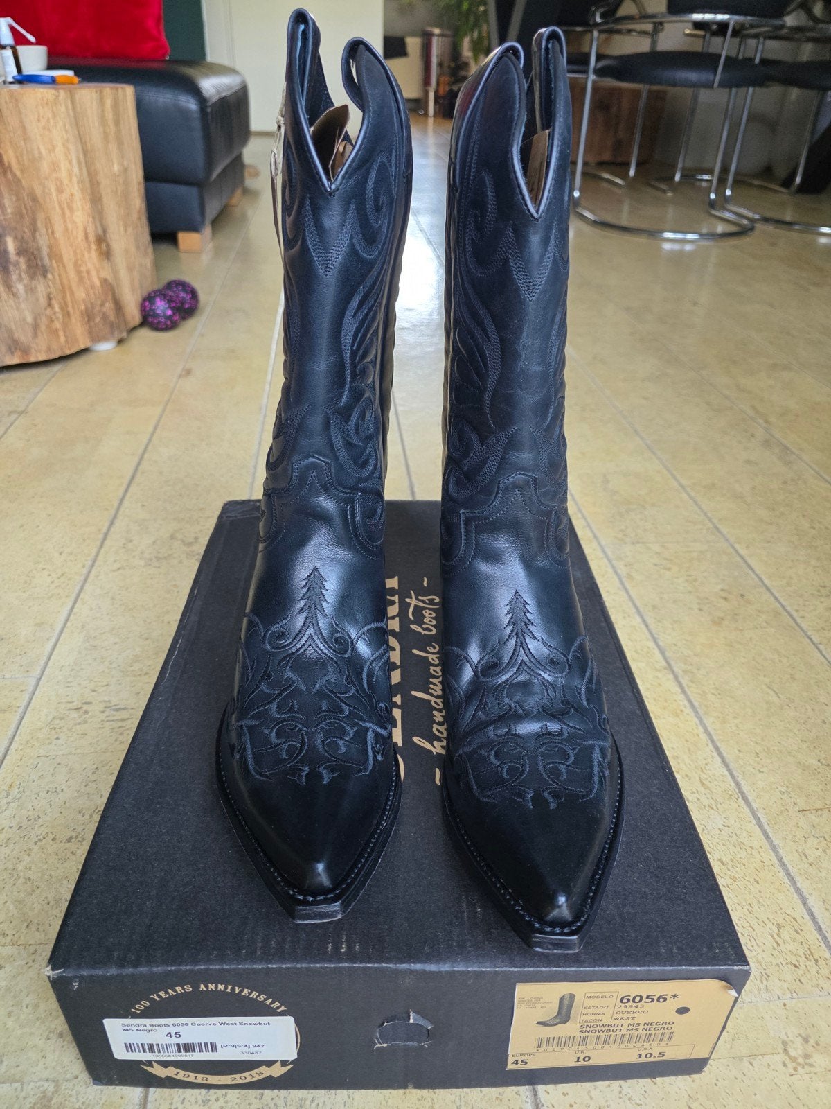 Sendra cowboy boots mt 45. Nieuw! 6056 Snowbut ms Negro, Kleding | Heren, Schoenen, Zwart, Boots, Nieuw, Ophalen of Verzenden