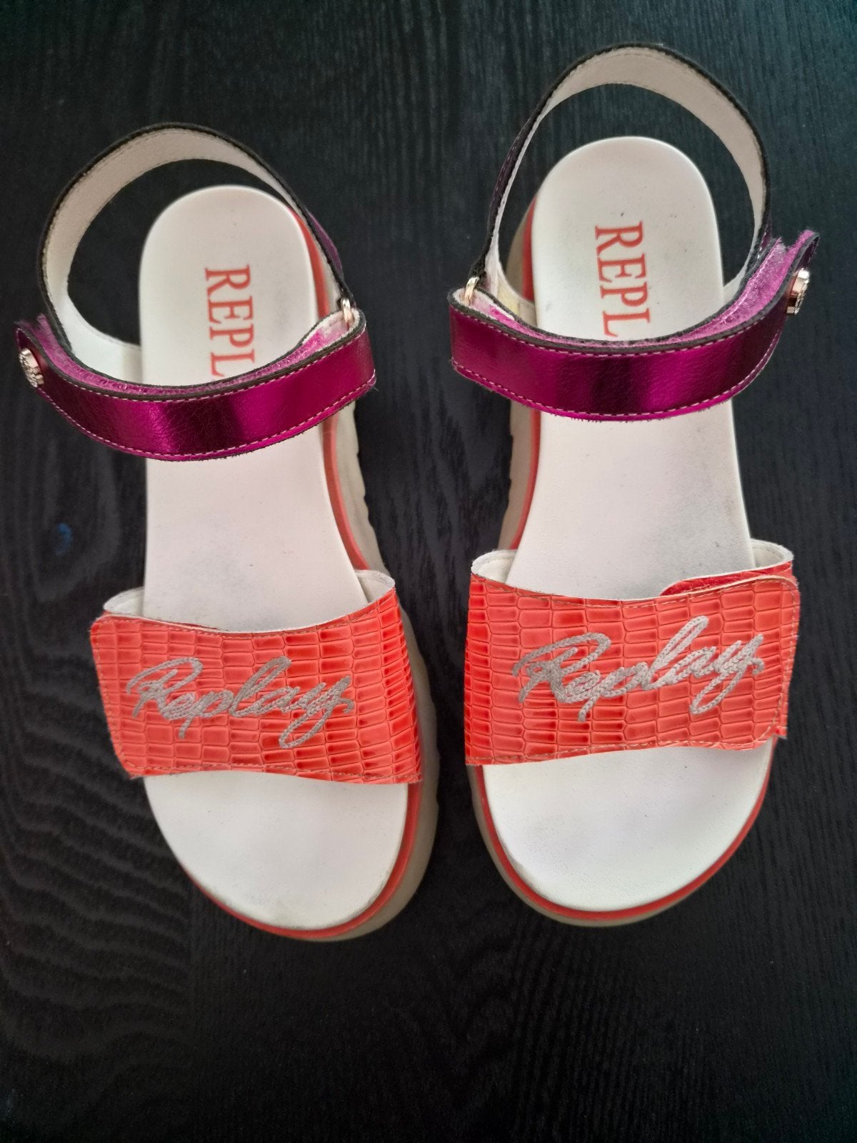 Replay sandalen maat 36 - Weinig gedragen, Schoenen, Ophalen of Verzenden, Zo goed als nieuw, Meisje