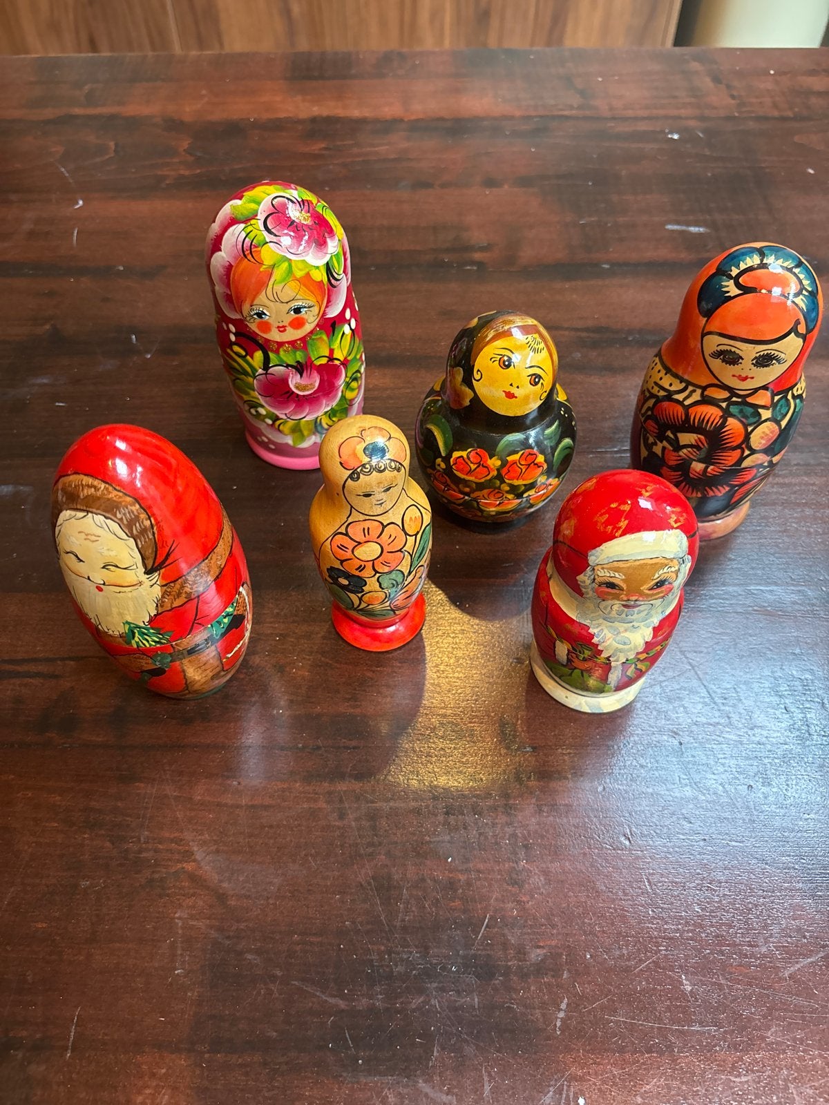 Set van 6 Matroesjka poppen, Ophalen of Verzenden, Gebruikt