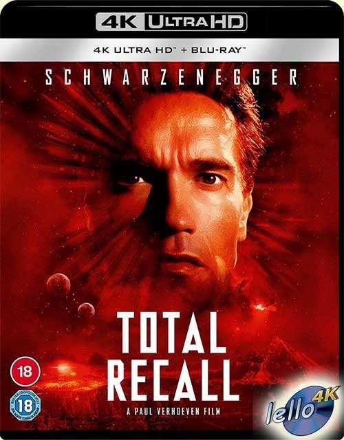 Blu-ray 4K: Total Recall (1990 Arnold Schwarzenegger) KC UK, Ophalen of Verzenden, Nieuw in verpakking, 4K Ultra HD Blu-ray, Actie